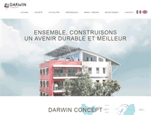 Tablet Screenshot of darwin-concept.com